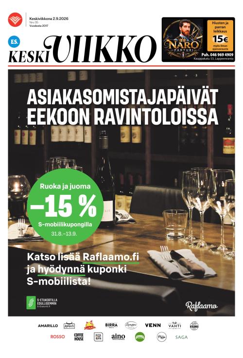ES Keskiviikko (Etelä-Saimaa -liitteet) 2.9.2026