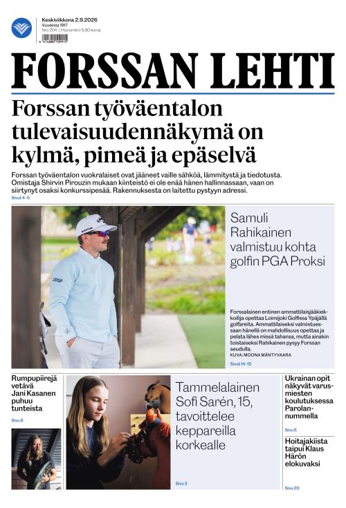 Forssan Lehti 2.9.2026