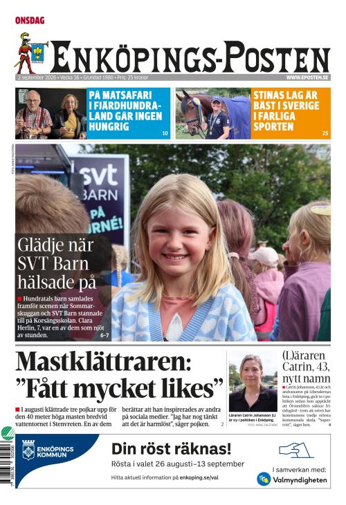 Enköpings-Posten 2.9.2026
