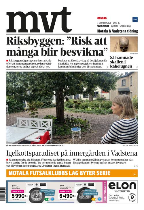 Motala Vadstena Tidning 2.9.2026