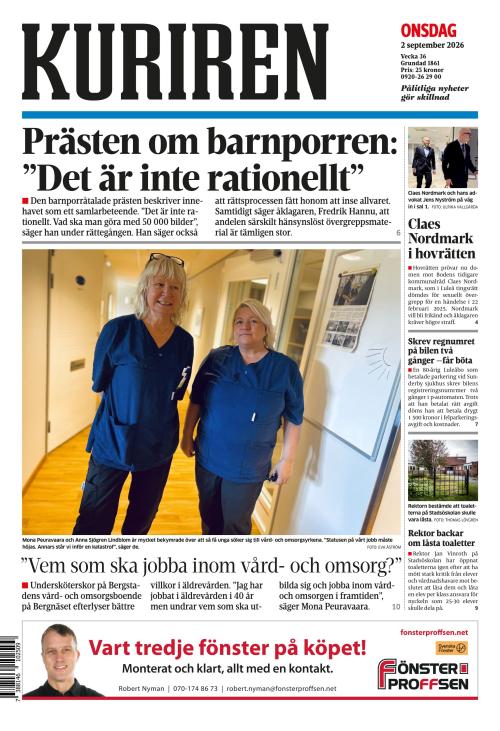 Norrbottens-kuriren 2.9.2026