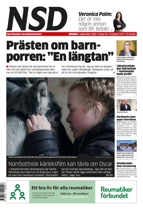 Norrländska Socialdemokraten 2.9.2026