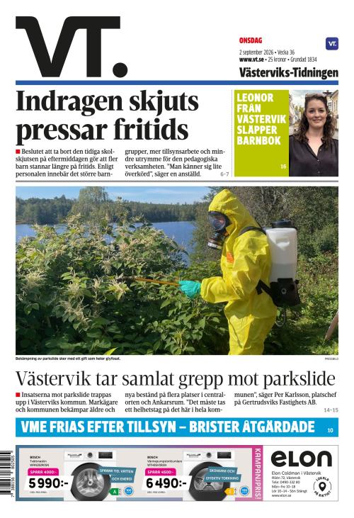Västerviks-Tidningen 2.9.2026
