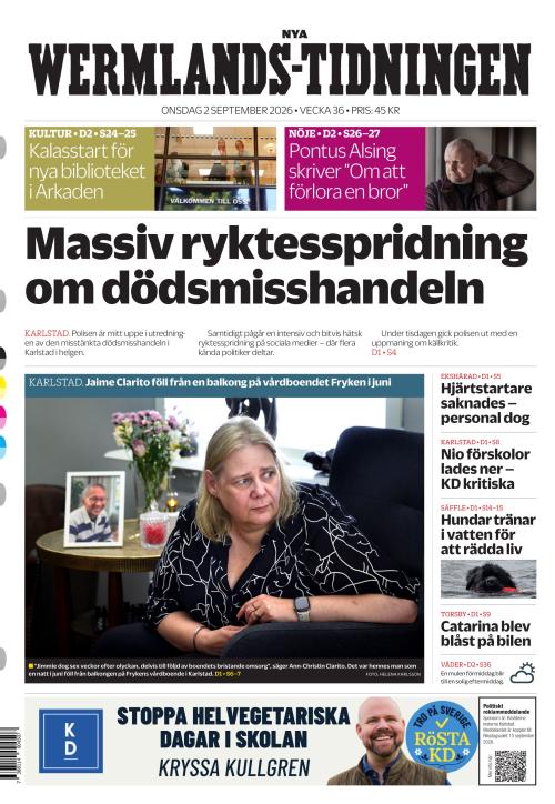 Nya Wermlands-Tidningen 2.9.2026