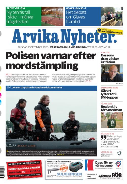 Arvika Nyheter 2.9.2026