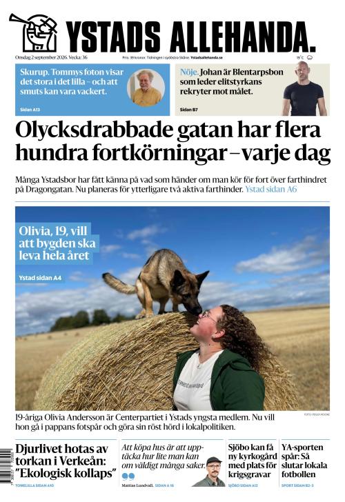 Ystads Allehanda 2.9.2026