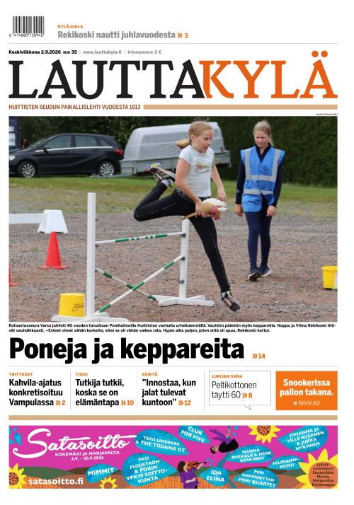 Lauttakylä-lehti 2.9.2026
