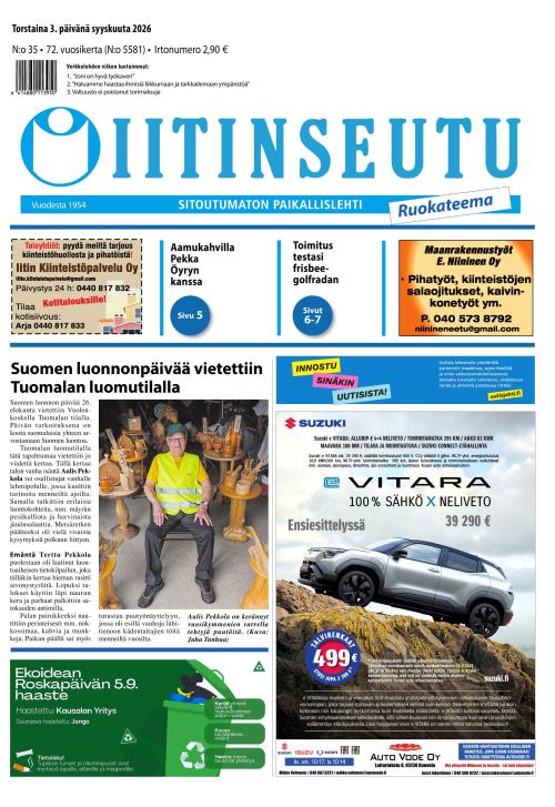 Iitinseutu 3.9.2026