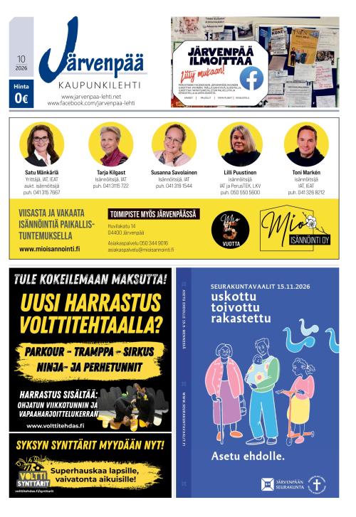 Järvenpää-lehti 3.9.2026