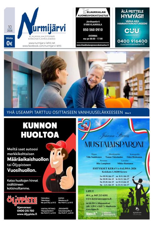 Nurmijärvi-lehti 3.9.2026