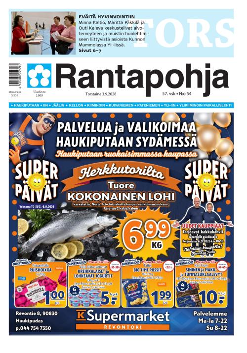 Rantapohja 3.9.2026