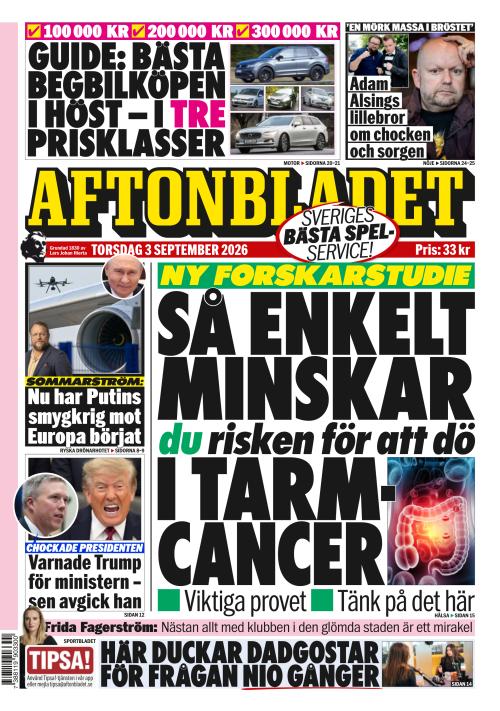 Aftonbladet 3.9.2026