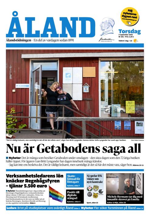 Ålandstidningen 3.9.2026