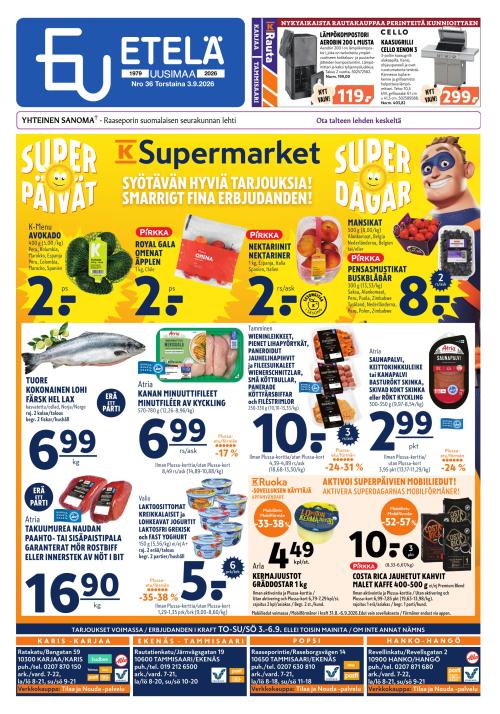 Etelä-Uusimaa 3.9.2026