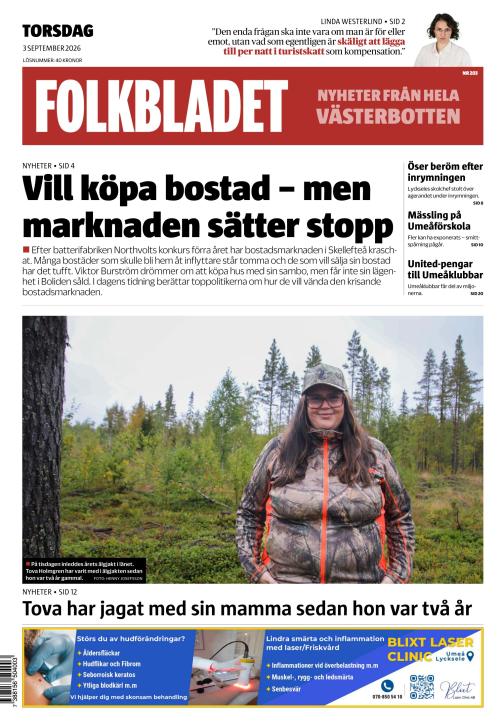 Folkbladet (Västerbotten) 3.9.2026