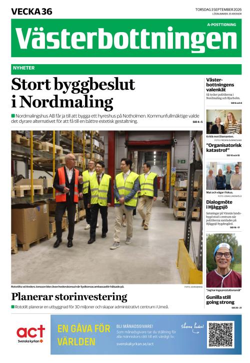 Västerbottningen 3.9.2026