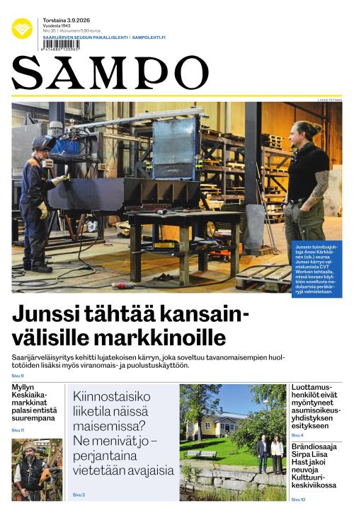 Sampo-lehti 3.9.2026