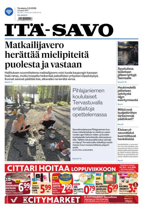 Itä-Savo 3.9.2026