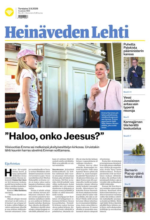 Heinäveden lehti 3.9.2026