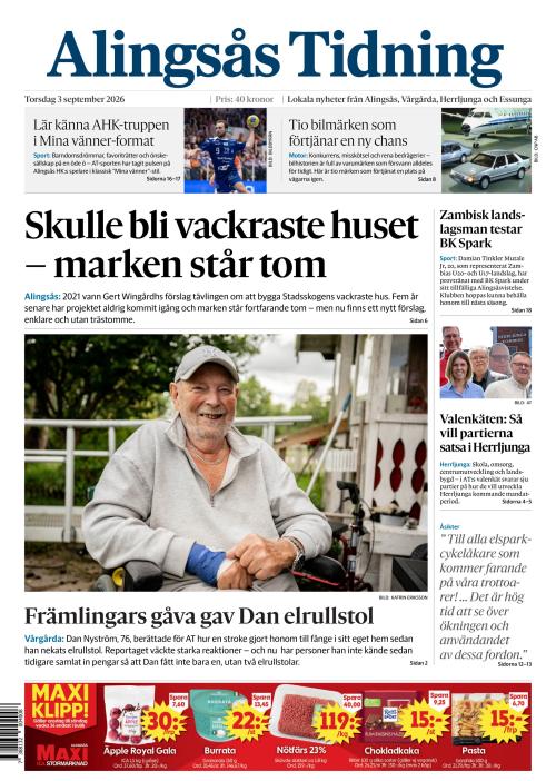 Alingsås Tidning 3.9.2026