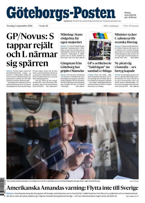 Göteborgs-Posten 3.9.2026