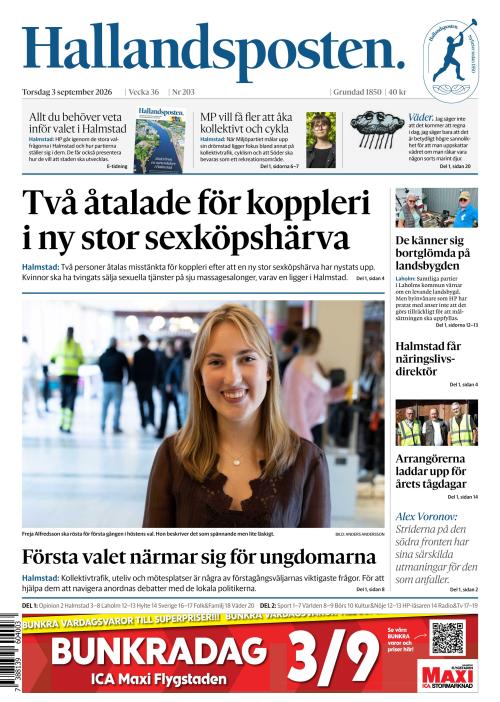 Hallandsposten 3.9.2026