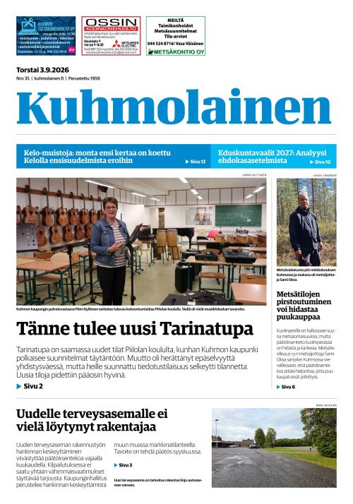 Kuhmolainen 3.9.2026