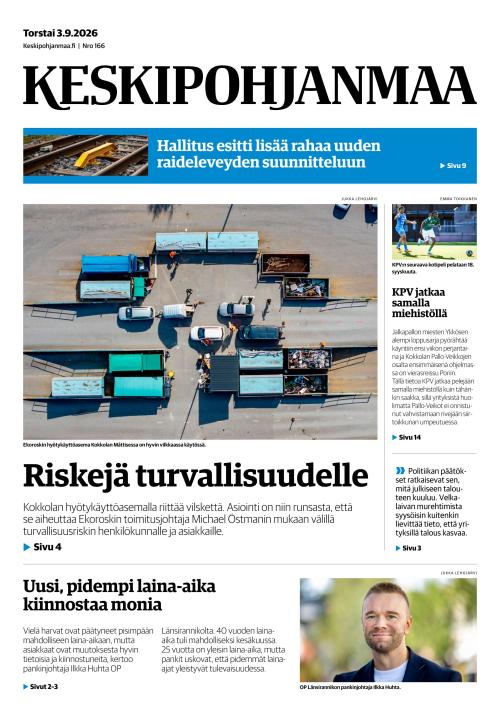 Keskipohjanmaa 3.9.2026