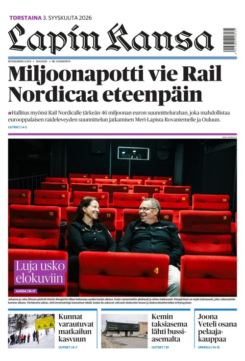 Lapin Kansa 3.9.2026