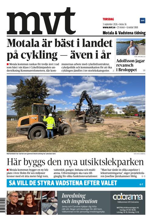 Motala Vadstena Tidning 3.9.2026