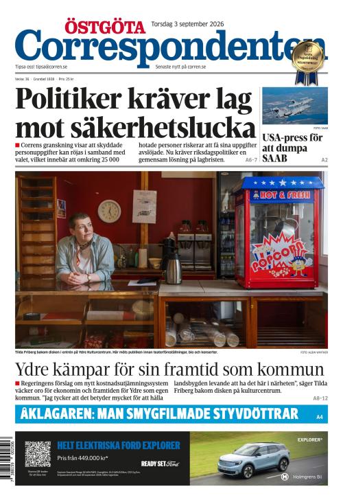 Östgöta Correspondenten 3.9.2026