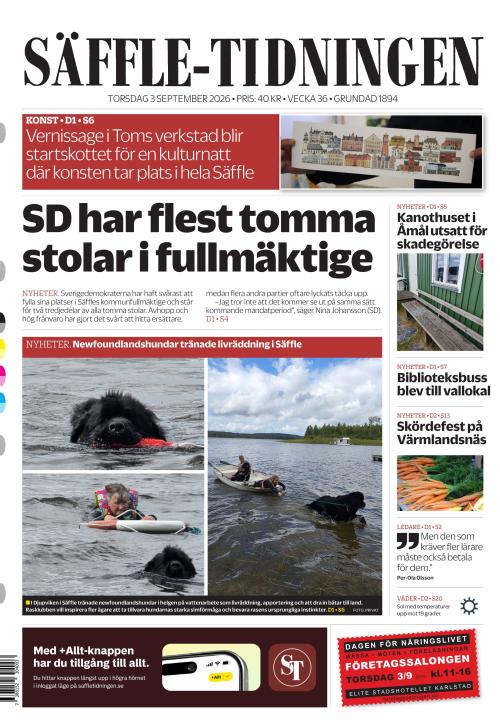Säffle-Tidningen 3.9.2026