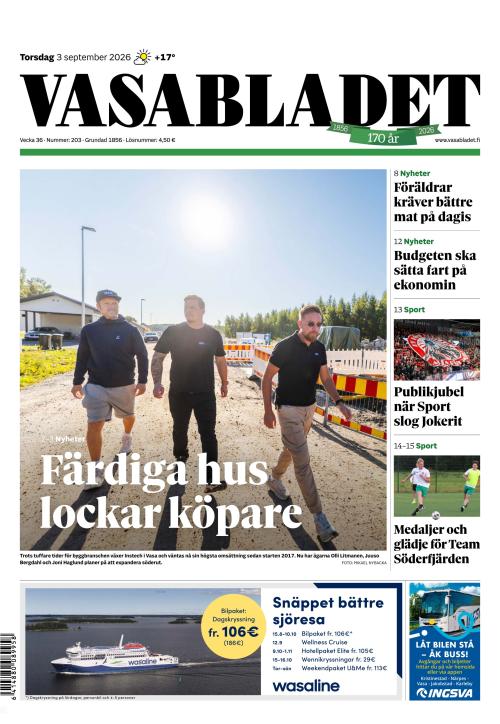 Vasabladet 3.9.2026