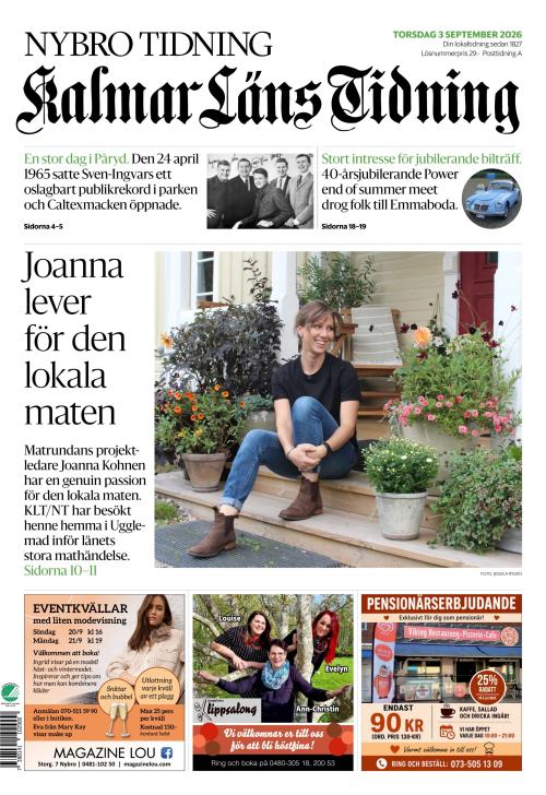 Kalmar Läns Tidning 3.9.2026