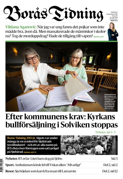 Borås Tidning 3.9.2026