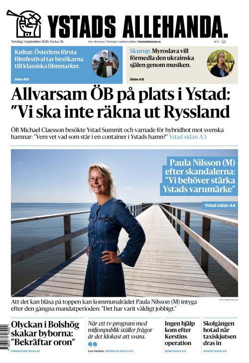 Ystads Allehanda 3.9.2026