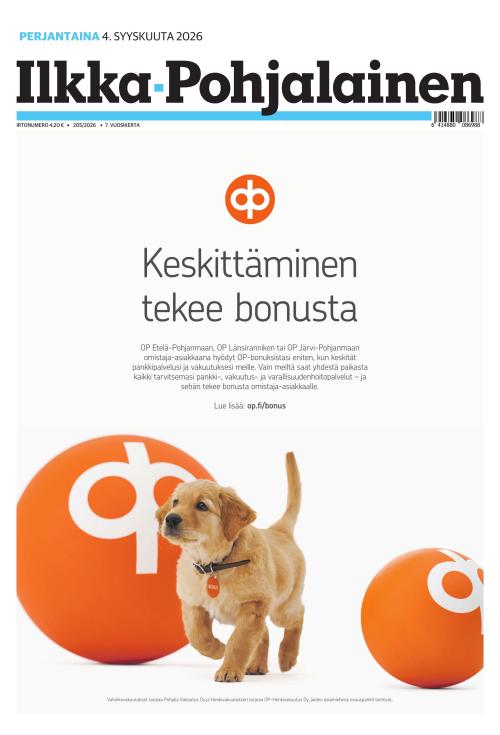 Ilkka-Pohjalainen 4.9.2026
