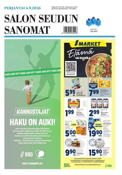 Salon Seudun Sanomat 4.9.2026