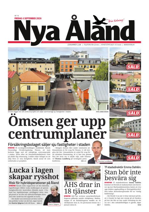 Nya Åland 4.9.2026