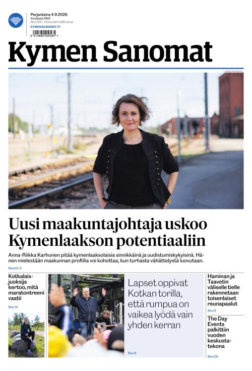 Kymen Sanomat 4.9.2026