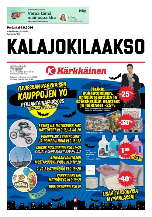 Kalajokilaakso ja Kalajaska 4.9.2026