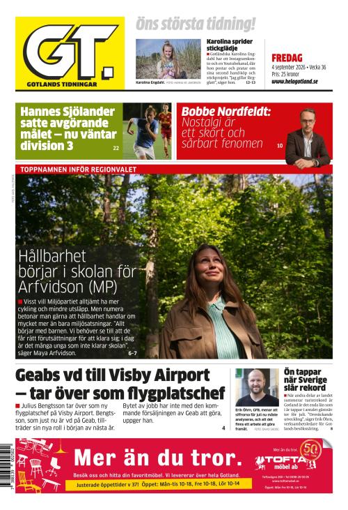 Gotlands Tidningar 4.9.2026