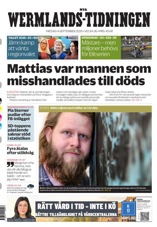Nya Wermlands-Tidningen 4.9.2026