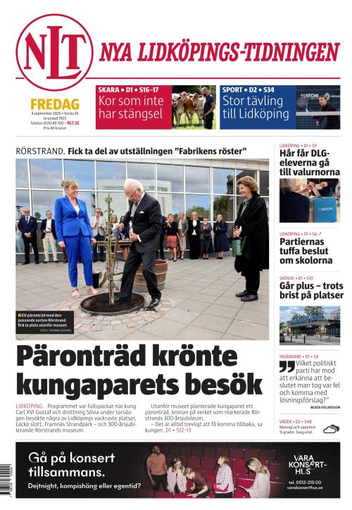 Nya Lidköpings-Tidningen 4.9.2026