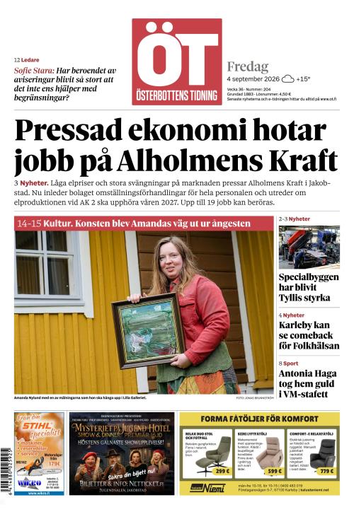 Österbottens Tidning 4.9.2026