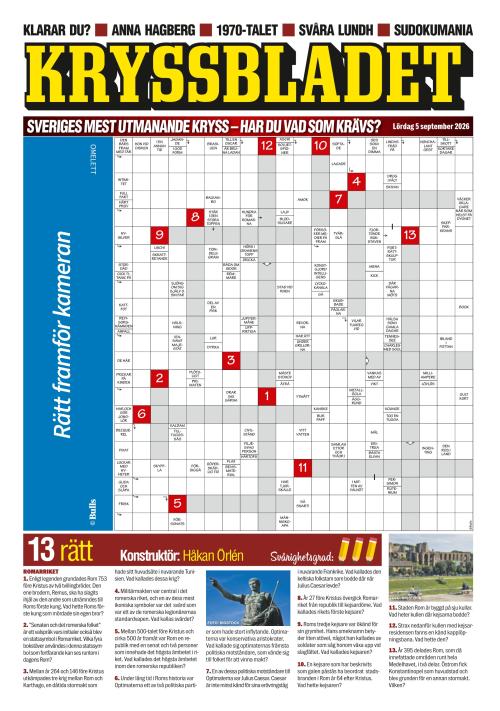 Aftonbladet Lördag 5.9.2026