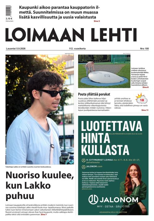 Loimaan Lehti 5.9.2026