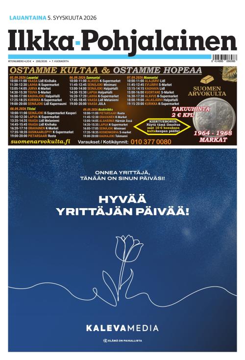 Ilkka-Pohjalainen 5.9.2026