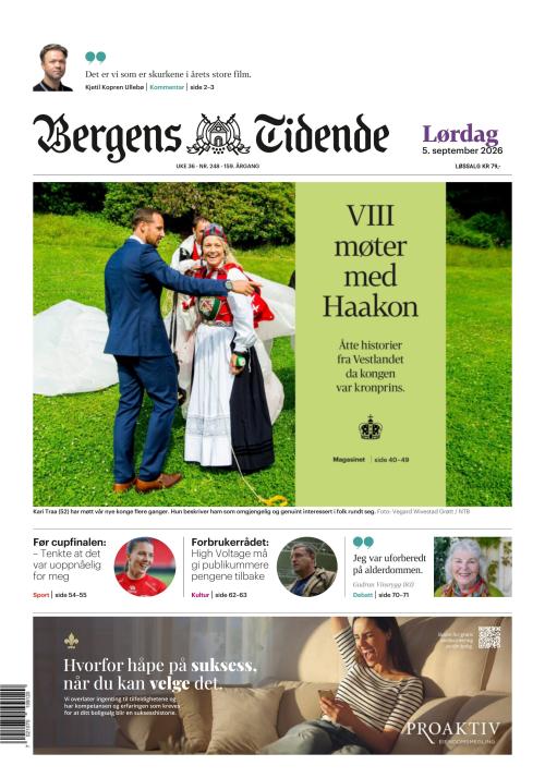 Bergens Tidende 5.9.2026