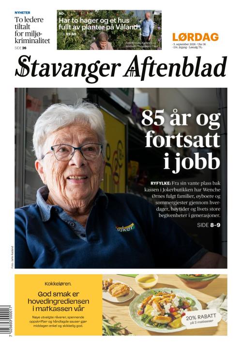 Stavanger Aftenblad 5.9.2026